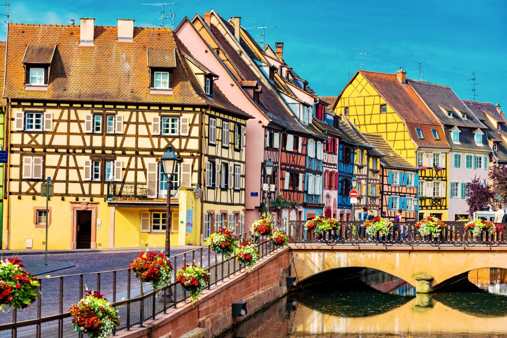 Town of Colmar, France jigsaw puzzle in Bridges puzzles on TheJigsawPuzzles.com