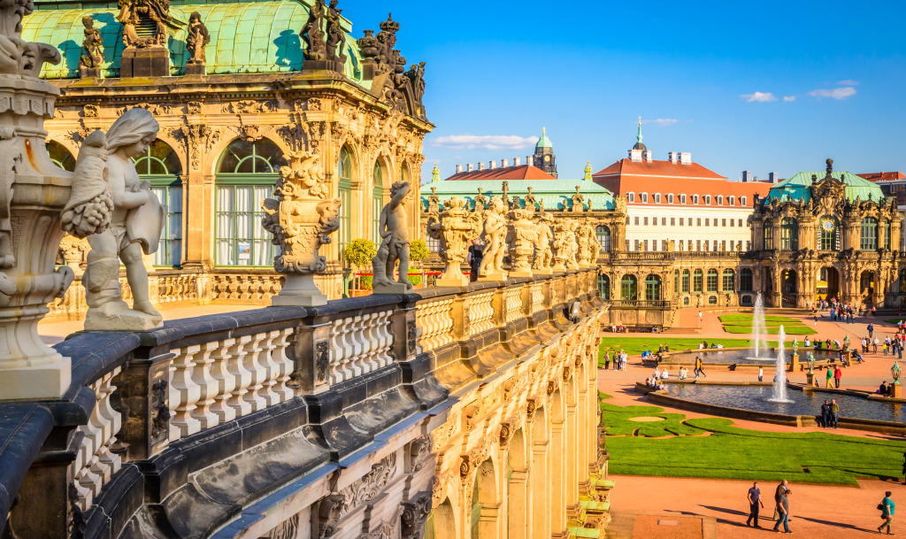 Palácio Zwinger, Dresden, Alemanha jigsaw puzzle in Castelos puzzles on TheJigsawPuzzles.com