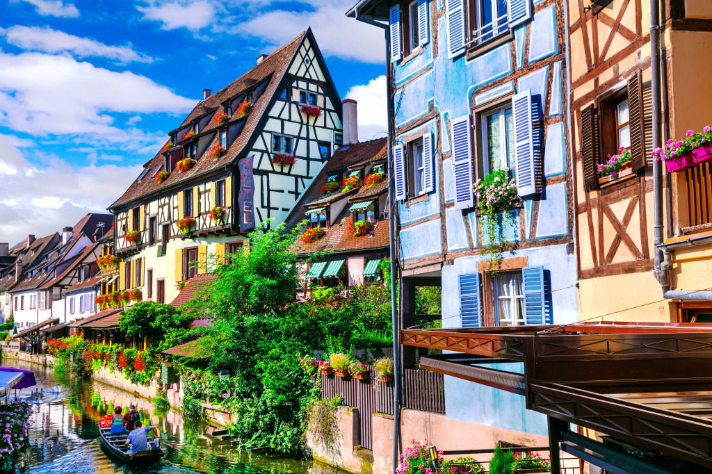 Colmar Old Town, Alsace, France jigsaw puzzle in Street View puzzles on TheJigsawPuzzles.com