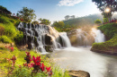 Waterfall at Catimor Village, Indonesia