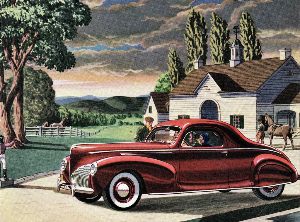 Lincoln-Zephyr Coupe de 1940 jigsaw puzzle in Carros & Motos puzzles on TheJigsawPuzzles.com