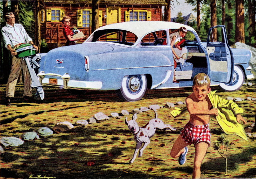 Chevrolet Delray Club Coupe 1954г jigsaw puzzle in Пазл дня puzzles on TheJigsawPuzzles.com