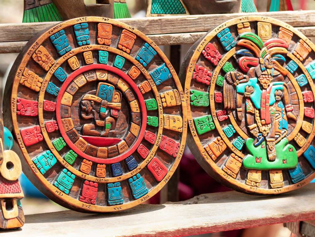 Lembranças Maias, Chichen Itza, México jigsaw puzzle in Artesanato puzzles on TheJigsawPuzzles.com
