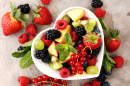 Salad with Fresh Fruits and Berries