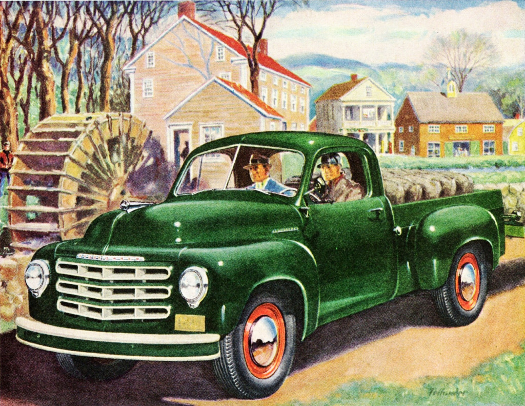 Studebaker Pickup Truck de 1952 jigsaw puzzle in Voitures et Motos puzzles on TheJigsawPuzzles.com