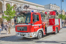 Fire Brigade Day in Warsaw, Poland