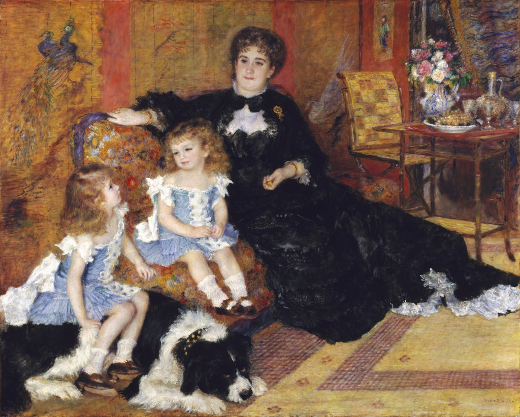 Madame Georges Charpentier and her Children jigsaw puzzle in Piece of Art puzzles on TheJigsawPuzzles.com