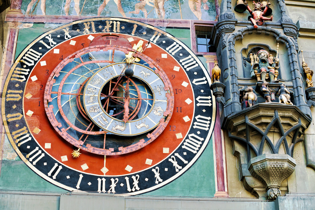 Zytglogge Clock, Bern, Switzerland jigsaw puzzle in Puzzle of the Day puzzles on TheJigsawPuzzles.com