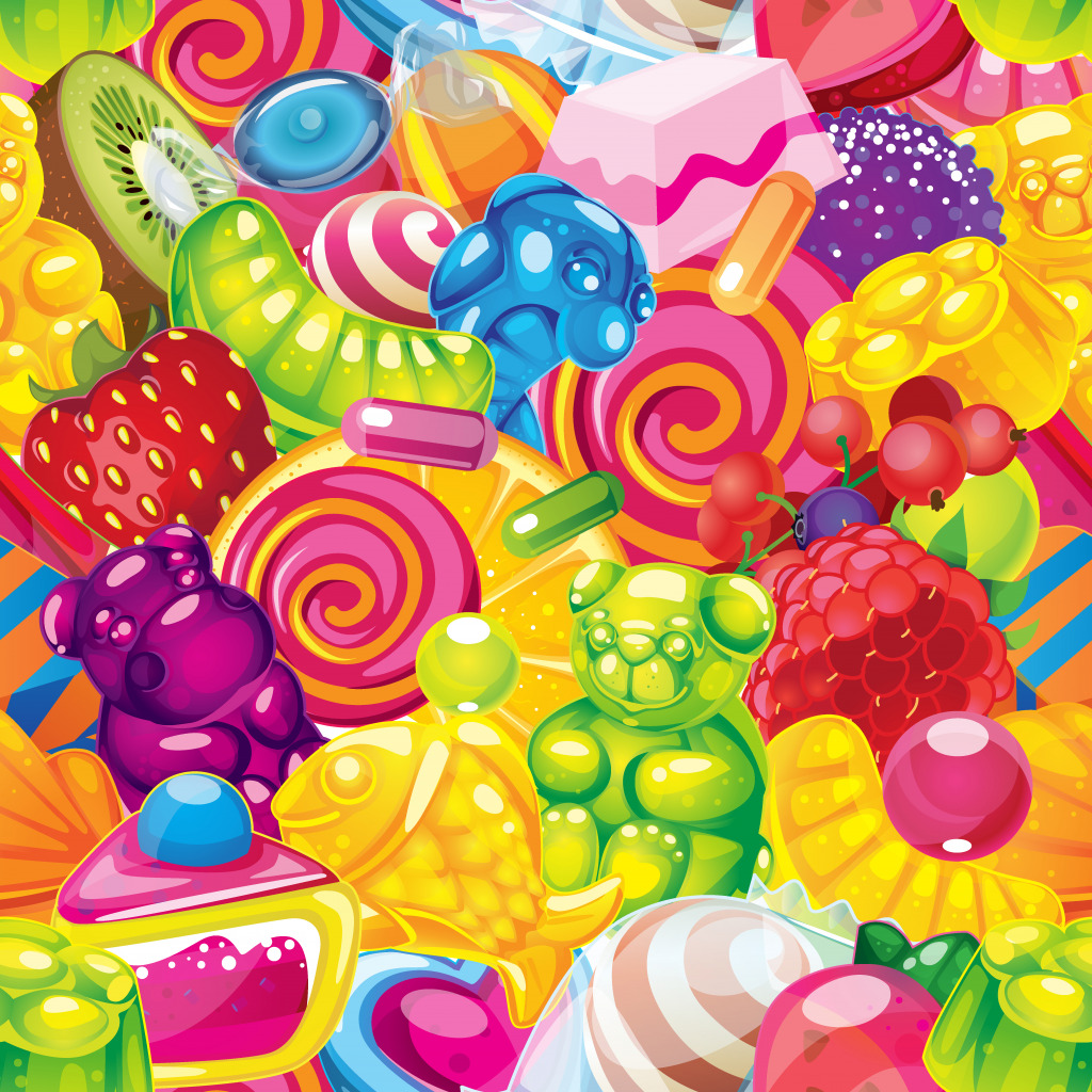 Süßigkeiten und Bonbons jigsaw puzzle in Puzzle des Tages puzzles on TheJigsawPuzzles.com