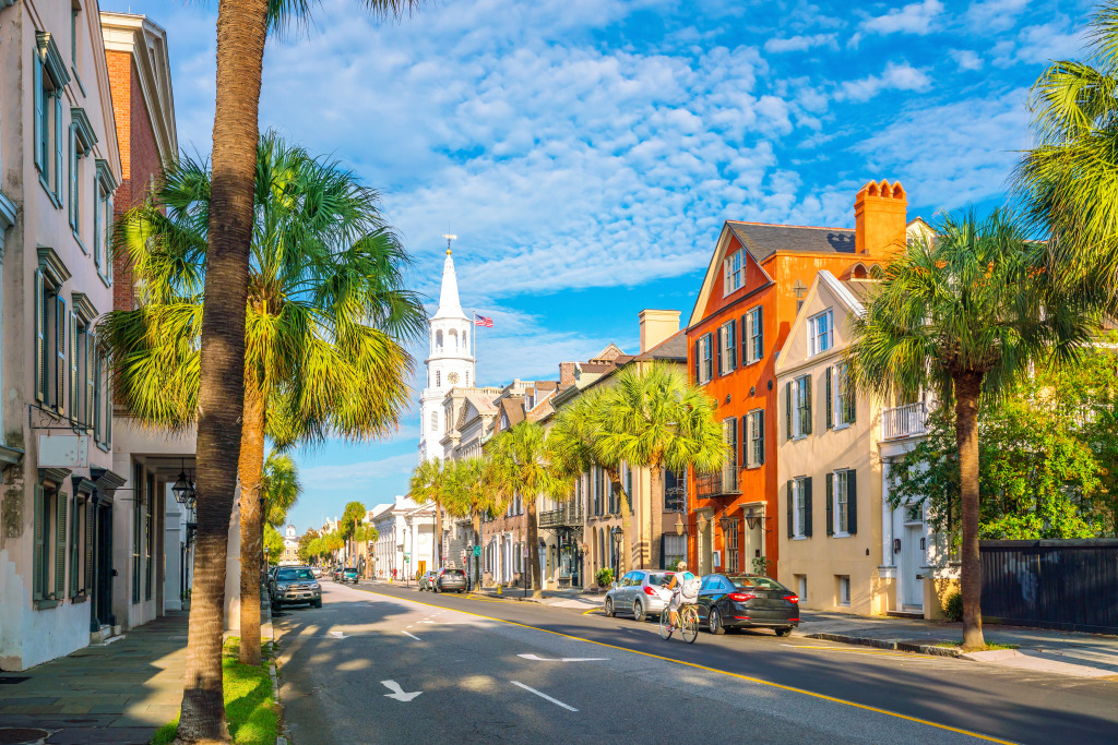 Historical Downtown of Charleston SC jigsaw puzzle in Street View puzzles on TheJigsawPuzzles.com