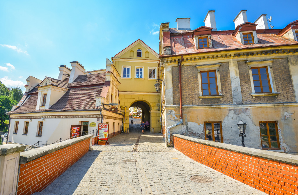 Old Town of Lublin, Poland jigsaw puzzle in Bridges puzzles on TheJigsawPuzzles.com