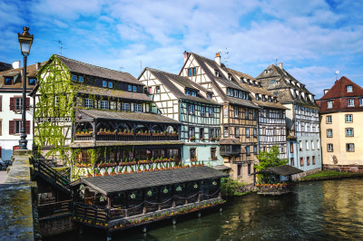 Petite France Historic Quarter In Strasbourg Jigsaw Puzzle In Street   Petite France Historic Quarter In Strasbourg