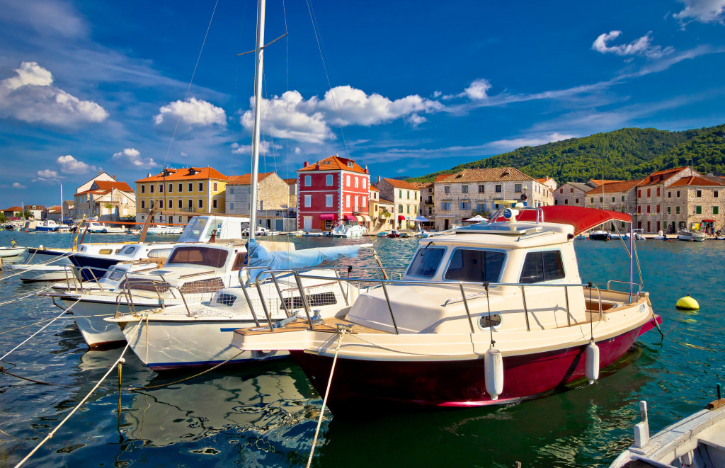 Town of Starigrad, Hvar Island, Croatia jigsaw puzzle in Great Sightings puzzles on TheJigsawPuzzles.com