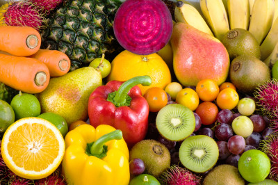 Fresh Fruits and Vegetables jigsaw puzzle in Fruits & Veggies puzzles ...