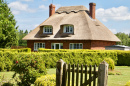 Traditional English Thatched Roof House