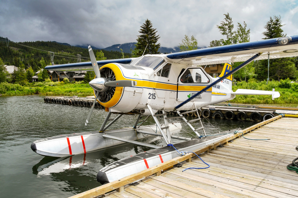 Wasserflugzeug de Havilland Beaver in Kanada jigsaw puzzle in Luftfahrt puzzles on TheJigsawPuzzles.com