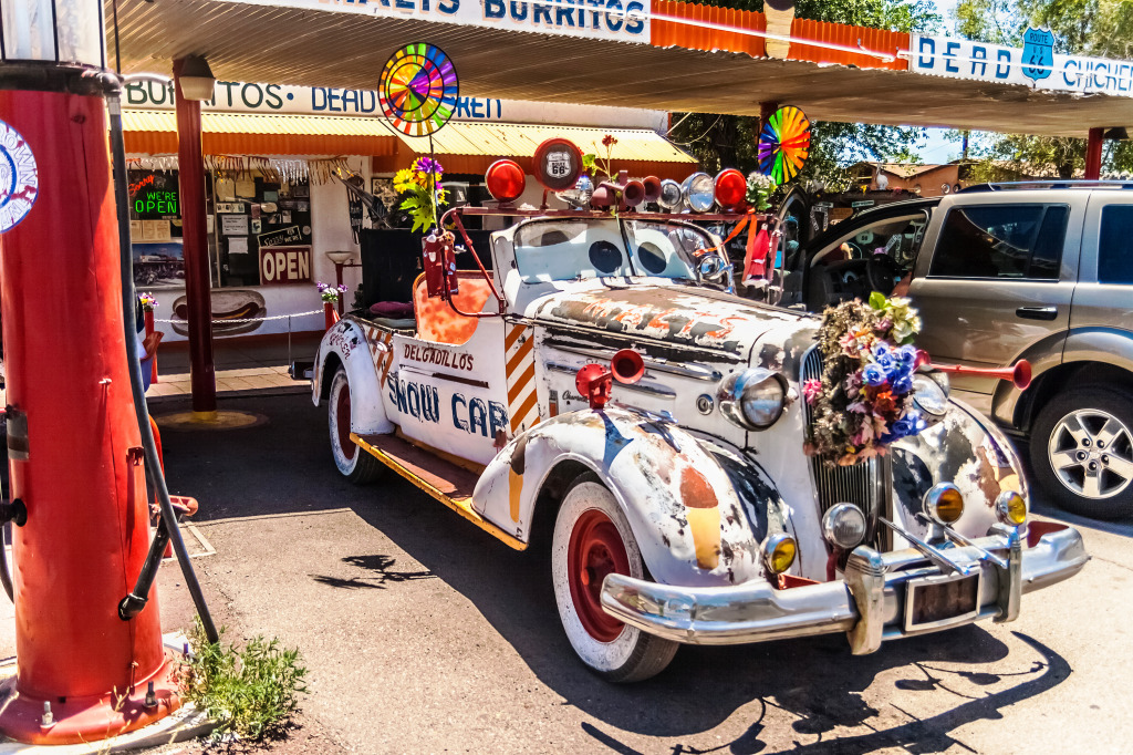 Route 66, Seligman, Arizona jigsaw puzzle in Puzzle of the Day puzzles on TheJigsawPuzzles.com