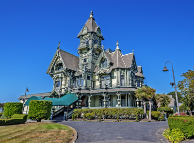 Carson Mansion, Eureka CA jigsaw puzzle in Street View puzzles on ...