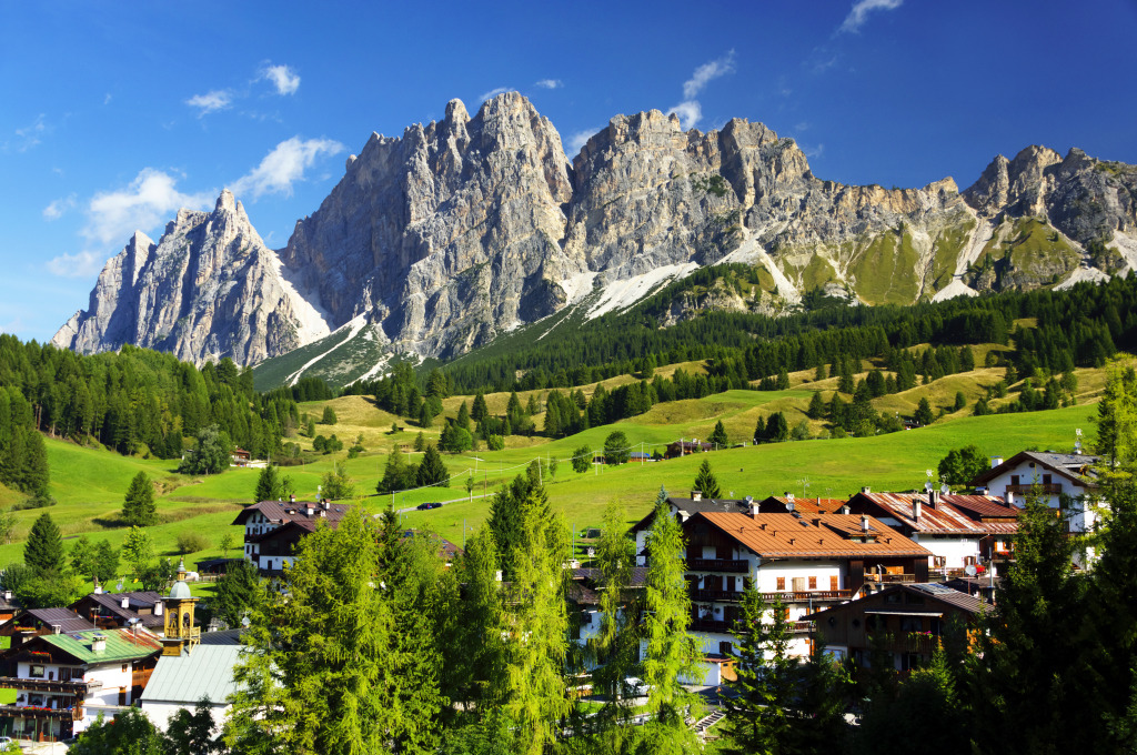 Cortina d'Ampezzo Resort, South Tyrol, Italy jigsaw puzzle in Great Sightings puzzles on TheJigsawPuzzles.com