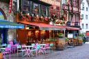 Street Restaurant in Rouen, France