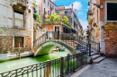 Narrow Canal in Venice