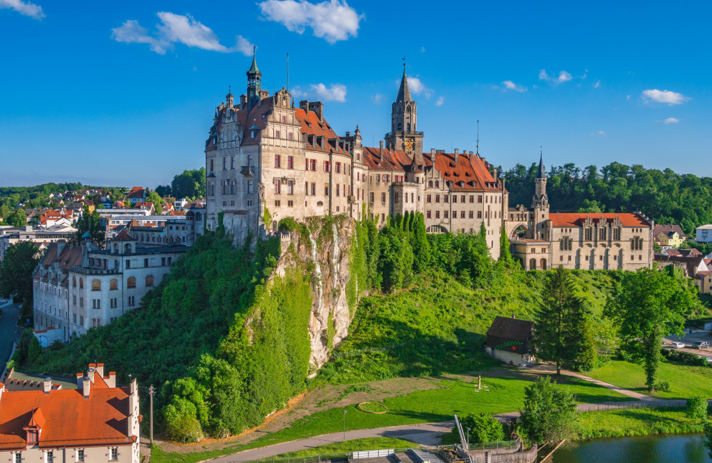 Sigmaringen Castle, Germany jigsaw puzzle in Castles puzzles on TheJigsawPuzzles.com