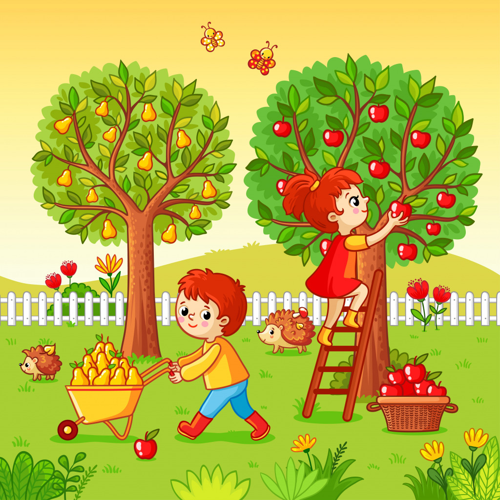 Осенний сад jigsaw puzzle in Фрукты и Овощи puzzles on TheJigsawPuzzles.com