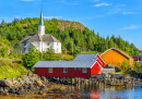 Moskenes Church, Lofoten Islands, Norway