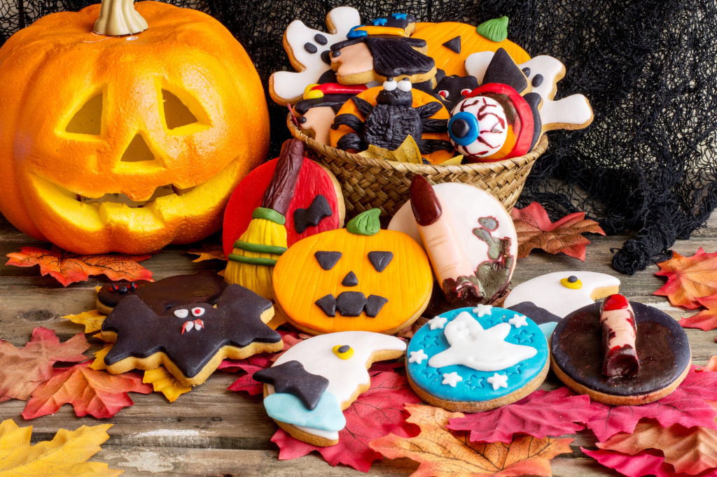 Cookies d'Halloween jigsaw puzzle in Halloween puzzles on TheJigsawPuzzles.com
