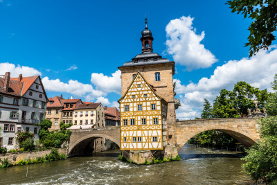 Historical City of Bamberg, Germany jigsaw puzzle in Bridges puzzles on ...