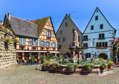 Town Of Eguisheim, Grand Est, France Jigsaw Puzzle In Puzzle Of The Day 