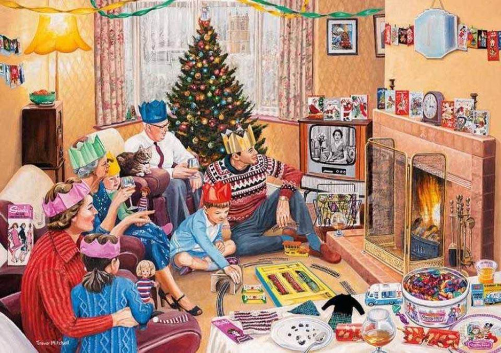 Christmas Past jigsaw puzzle in owen glover puzzles on