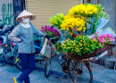 Flowers Seller in Hanoi, Vietnam