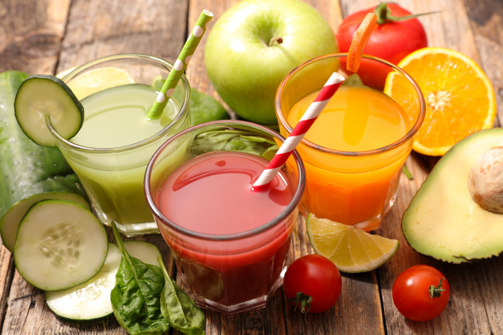 Fruit and Vegetable Juices jigsaw puzzle in Fruits & Veggies puzzles on ...