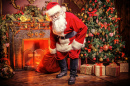 Santa Claus with Christmas Presents puzzle on TheJigsawPuzzles.com