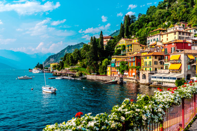 Varenna, Lake Como, Italy jigsaw puzzle in Great Sightings puzzles on ...