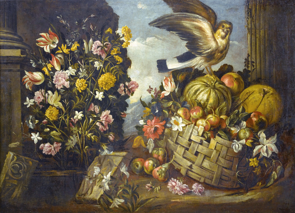 Still Life with a Floral Bouquet jigsaw puzzle in Piece of Art puzzles on TheJigsawPuzzles.com