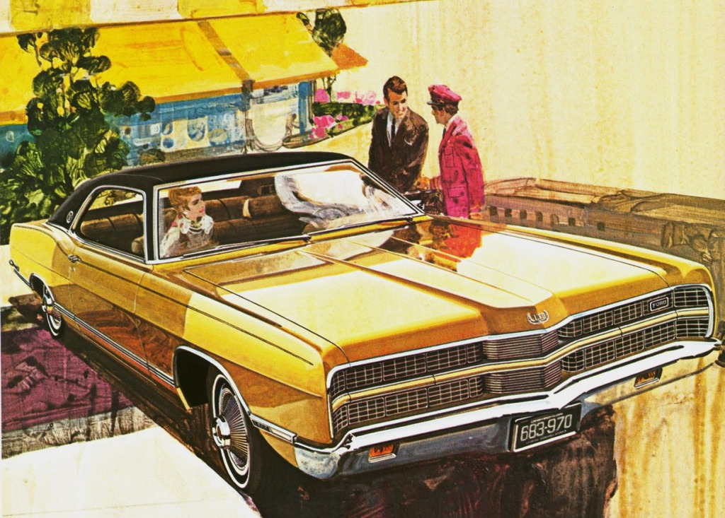 1969 Ford LTD jigsaw puzzle in Chris Ferne puzzles on TheJigsawPuzzles.com