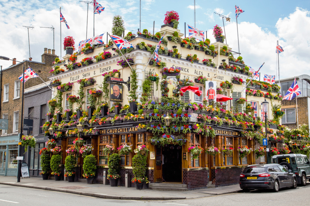 The Churchill Arms, London jigsaw puzzle in Puzzle des Tages puzzles on TheJigsawPuzzles.com