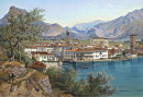 View of Riva on Lake Garda