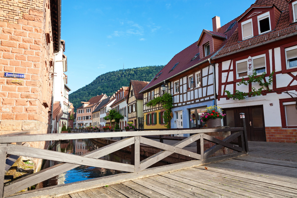 Annweiler Village, Germany jigsaw puzzle in Bridges puzzles on TheJigsawPuzzles.com