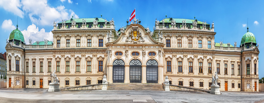 Belvedere Palace, Vienna, Austria jigsaw puzzle in Castles puzzles on TheJigsawPuzzles.com