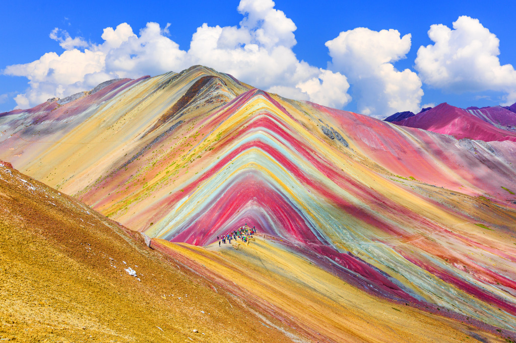 Rainbow Mountain, Cusco Region, Peru jigsaw puzzle in Great Sightings puzzles on TheJigsawPuzzles.com