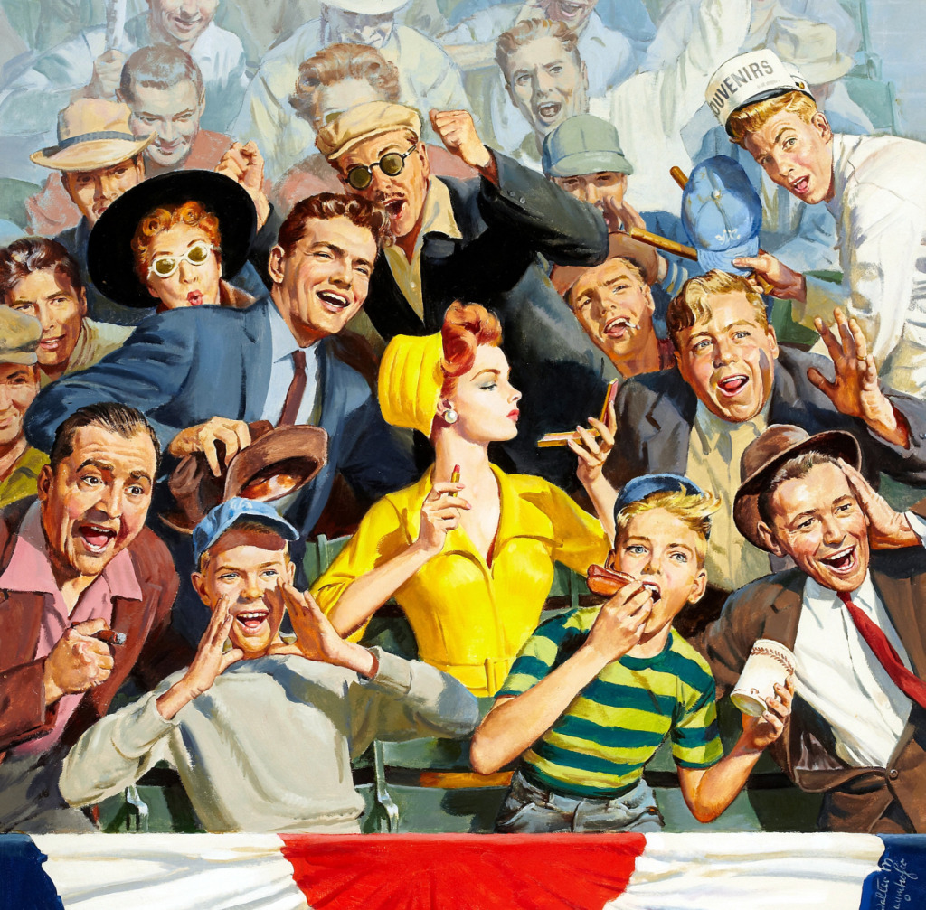 Season Opening Day jigsaw puzzle in People puzzles on TheJigsawPuzzles.com