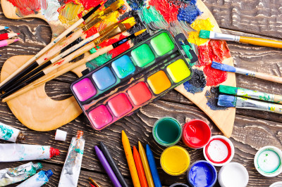 Paints and Brushes jigsaw puzzle in Puzzle of the Day puzzles on ...