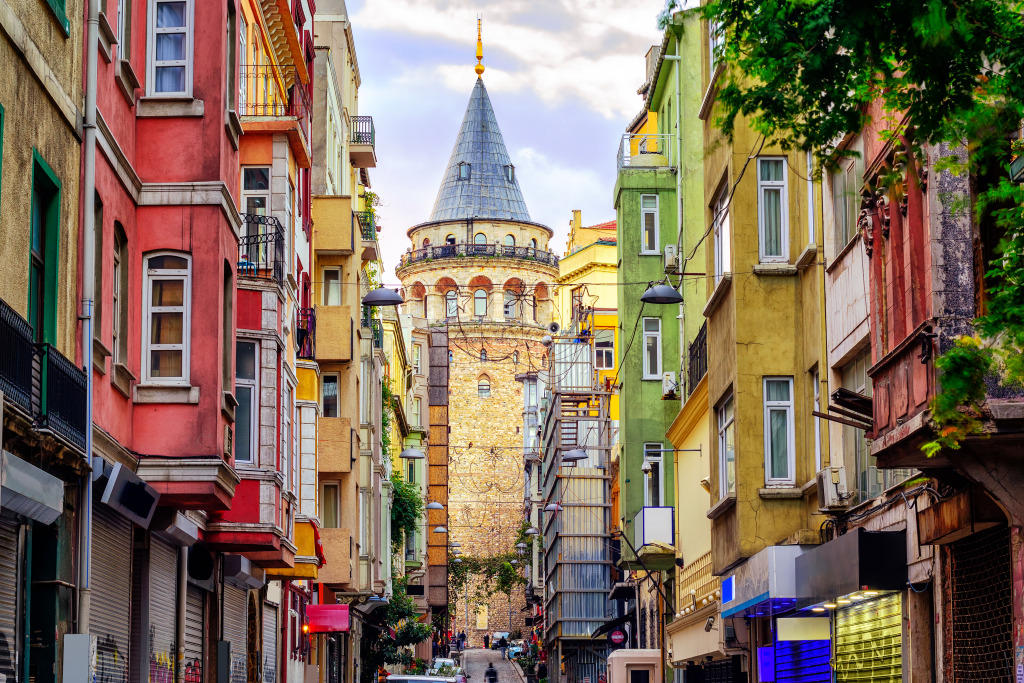 Altstadt von Istanbul, Türkei jigsaw puzzle in Straßenansicht puzzles on TheJigsawPuzzles.com