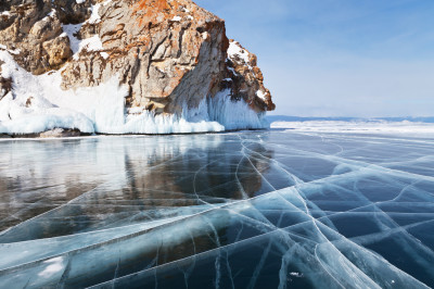 Olkhon Island and Frozen Lake Baikal, Siberia jigsaw puzzle in Great ...