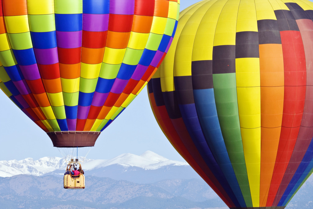 Hot Air Balloon Rally in Colorado jigsaw puzzle in Aviation puzzles on TheJigsawPuzzles.com