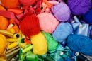 Rainbow Threads, Yarn Balls and Ribbons