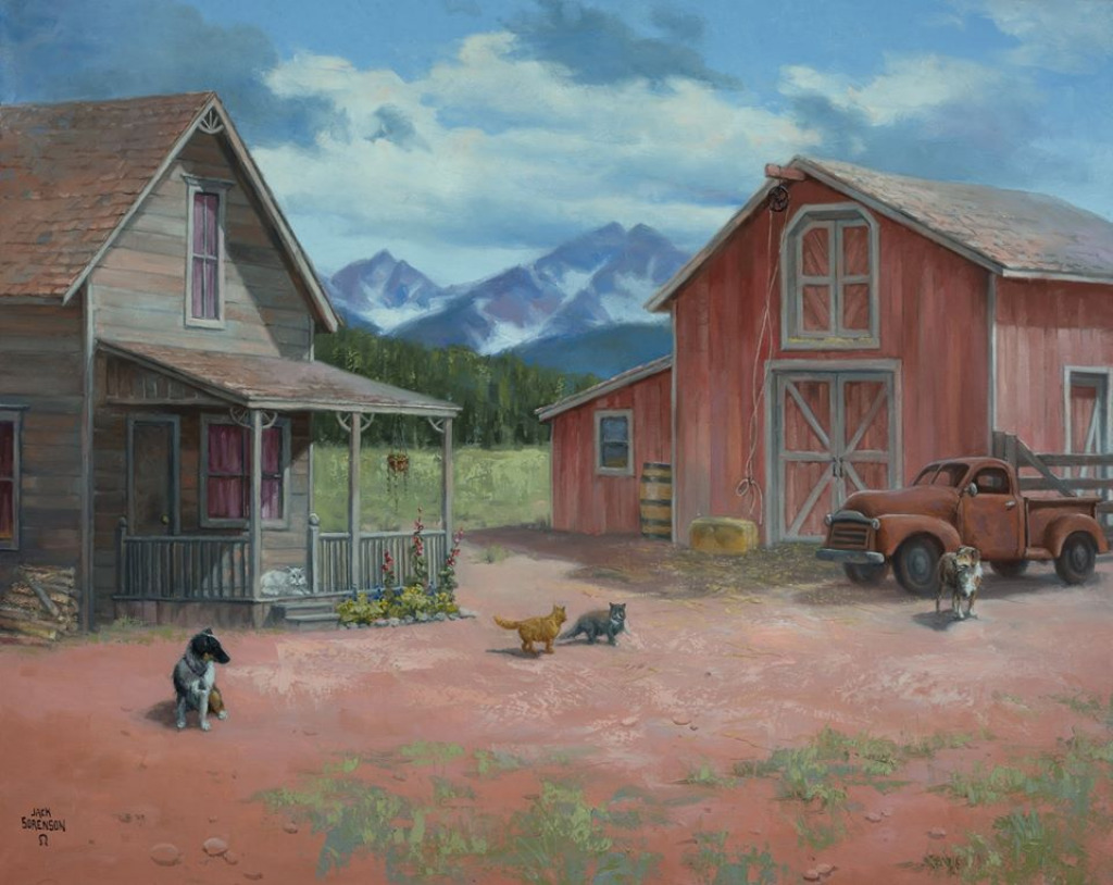 Farm jigsaw puzzle in Clarice Rinard puzzles on TheJigsawPuzzles.com